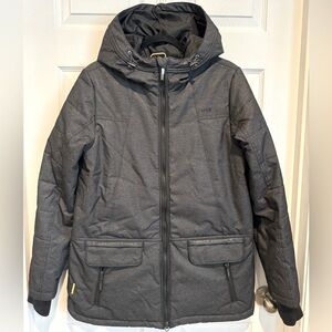 Lole women’s winter coat, gray, size large